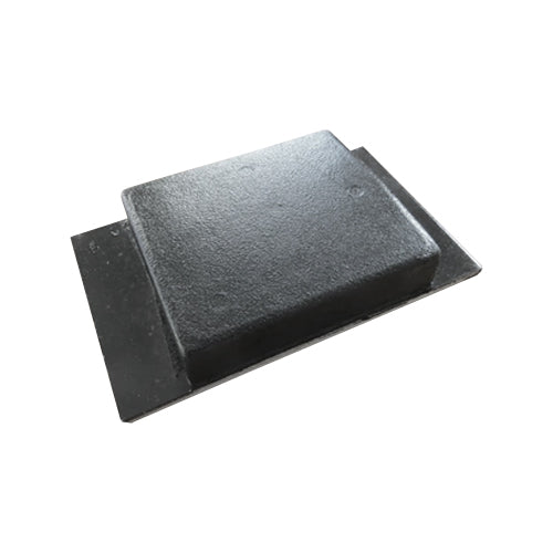Rubber Tipper Pad SN161 – 152x88x28mm, Noise Reduction & Wear Protection, Steel Base, Durable Rubber Element, Prevents Damage to Tipping Bodies