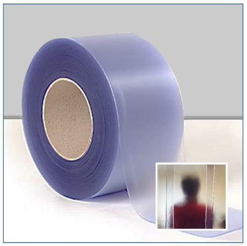 Frosted Obscure PVC Strip Cut to Size – Privacy Screen, Light Diffusing, UV-Resistant 200mm, 300mm Widths, 50m Roll Ideal for Commercial & Food Use