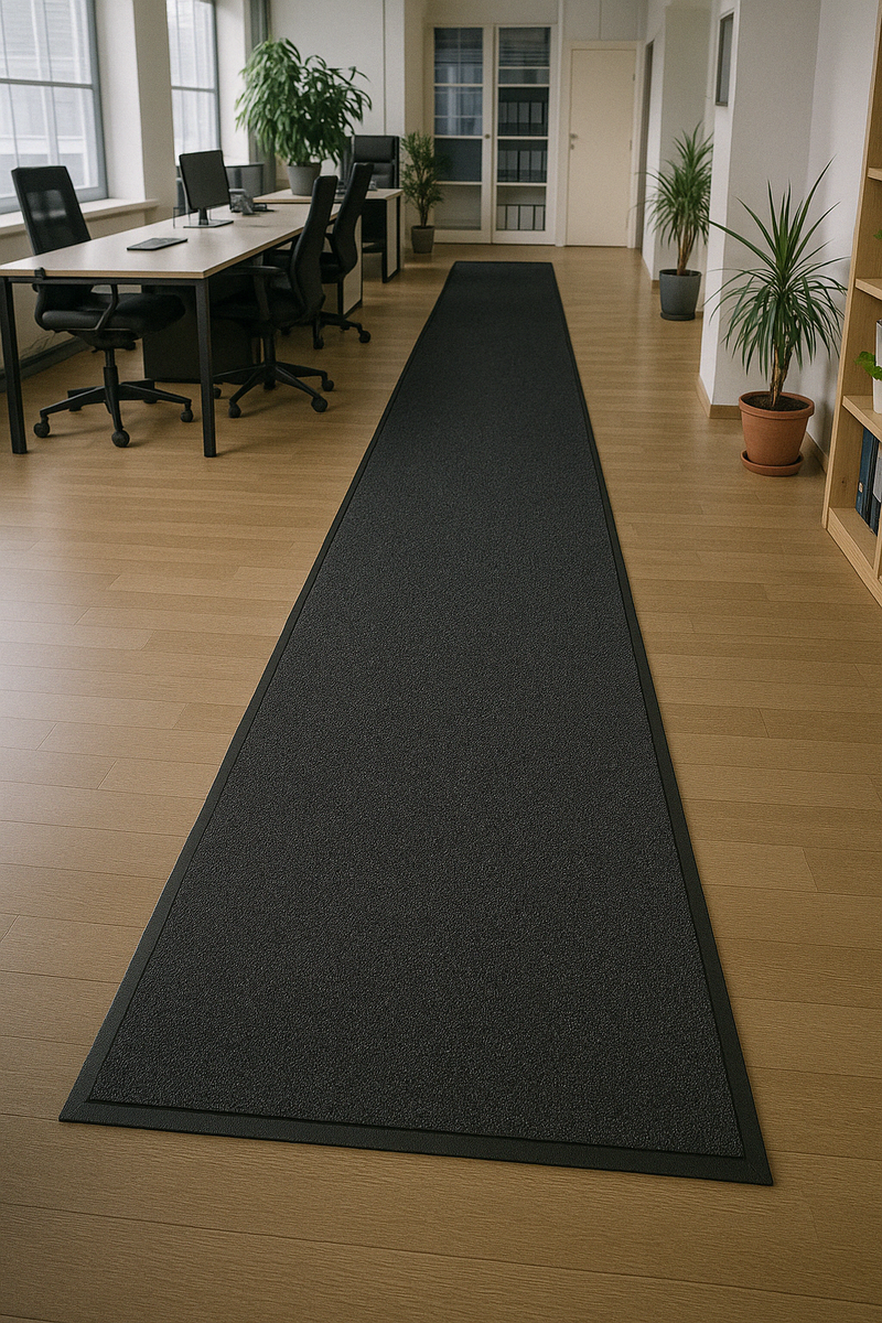 Heavy Duty Barrier Runner Non-Slip Mat - Durable Rubber, Anti-Slip, Floor Protection, Easy Clean, Industrial/Commercial Use, Versatile & Long-Lasting