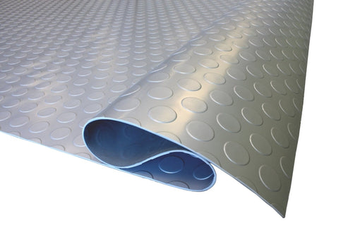 Heavy-Duty Flexible PVC Industrial Floor Matting R11 Slip Rated Chemical & Flame Resistant - Per Metre