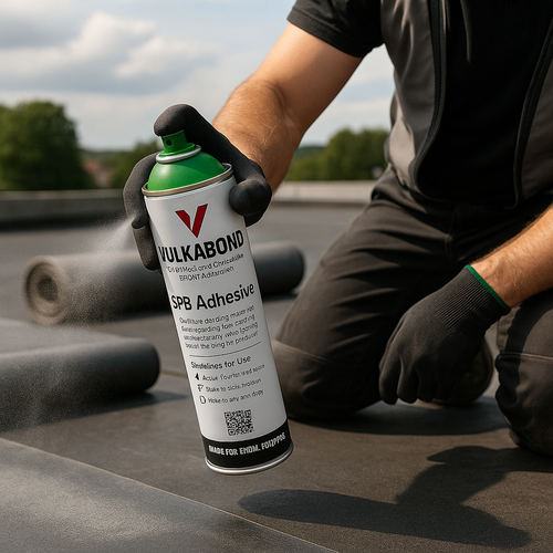 Rubber Membrane Sprayable Contact Bonding Adhesive – 500ml | Fast-Drying, Zero Waste, Up to 3m² Coverage