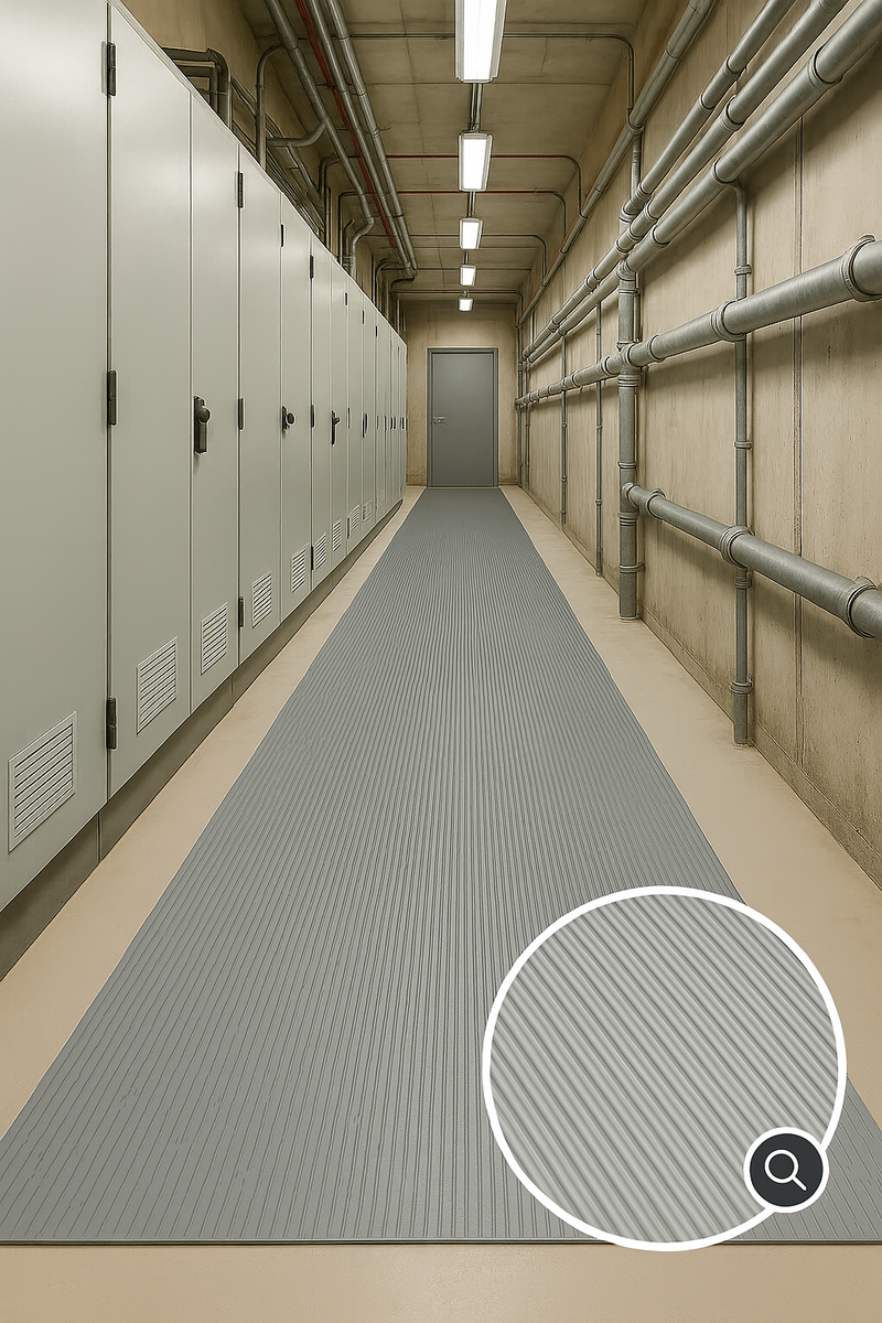Grey Electrical Safety Matting