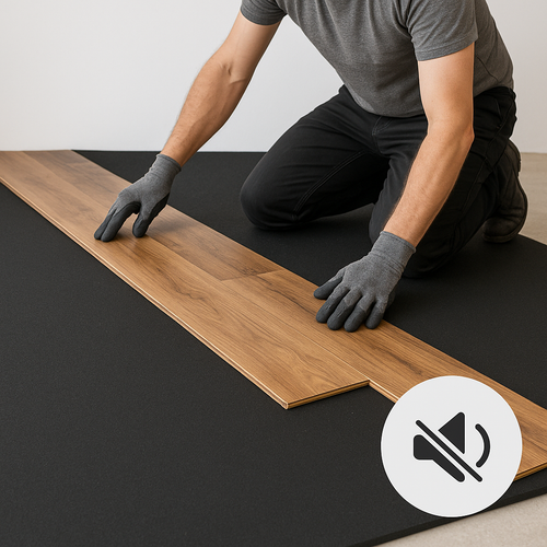 Decimat® 10mm Soundproofing Underlay – Premium Acoustic Insulation, Up to 55dB Impact Noise Reduction for Floors