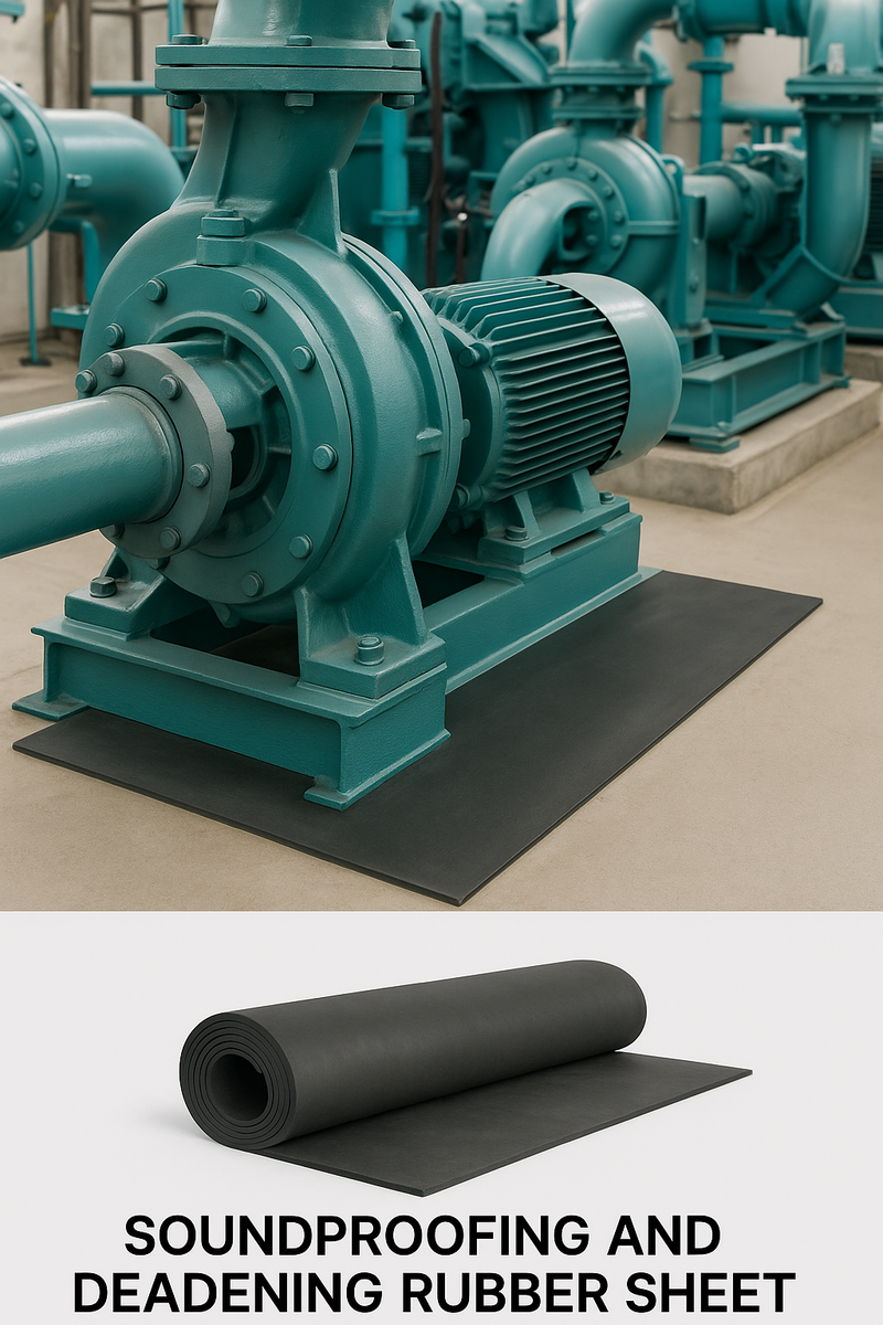 Industrial Grade Rubber Sheet 1.5mm to 25mm Thick Heavy Duty, Abrasion-Resistant, Custom Cut Lengths 1.4m Wide Rolls, Ideal for Tough Applications