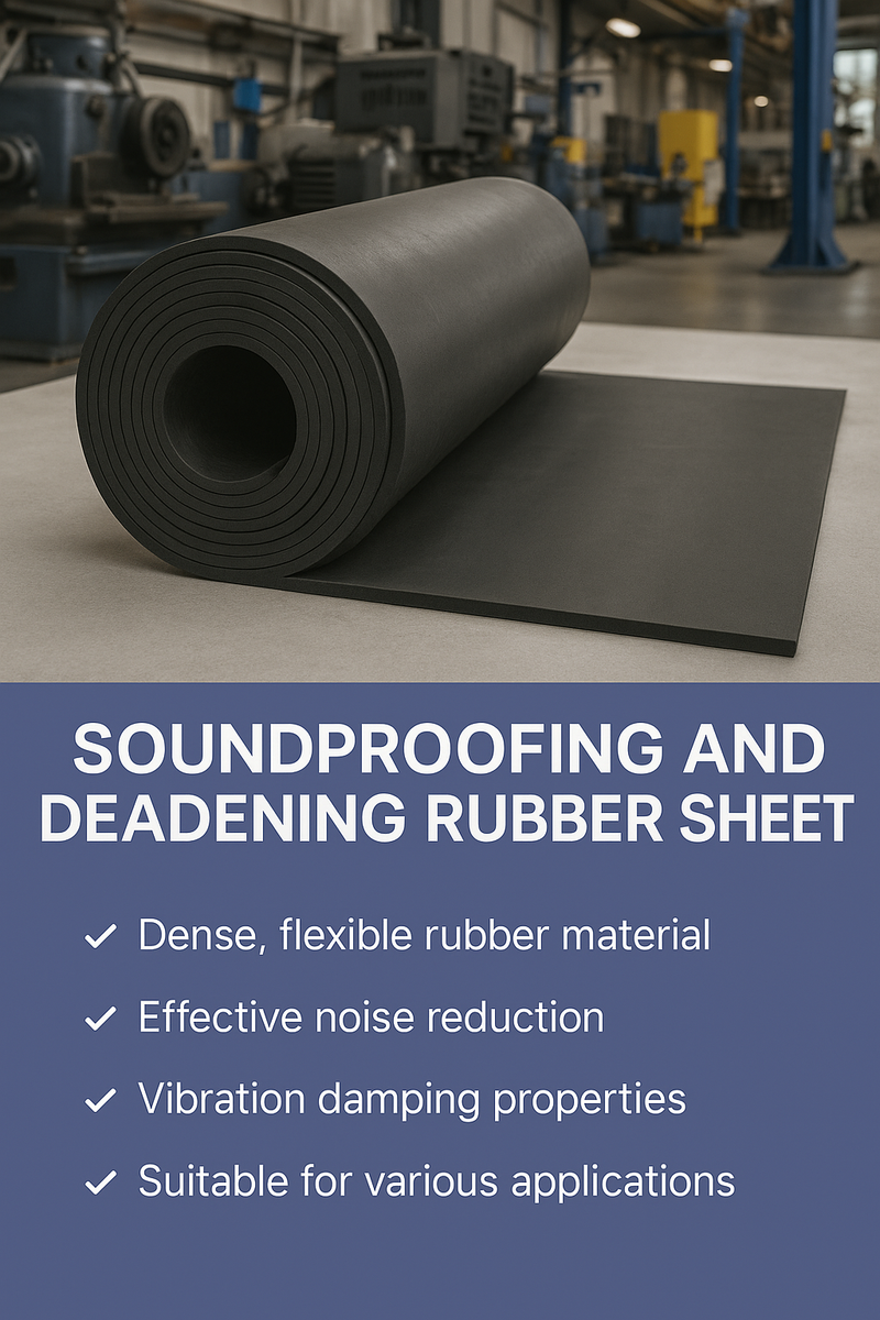 Industrial Grade Rubber Sheet 1.5mm to 25mm Thick Heavy Duty, Abrasion-Resistant, Custom Cut Lengths 1.4m Wide Rolls, Ideal for Tough Applications