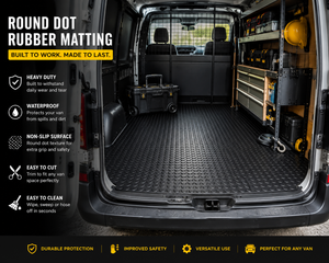 Heavy-Duty Non-Slip Rubber Van Lining | Van Floor Liner | Sold by the Metre