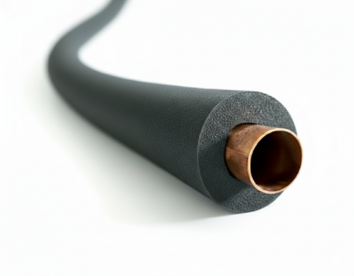 Pipe Insulation Nitrile Foam Black 2m x 13mm Wall