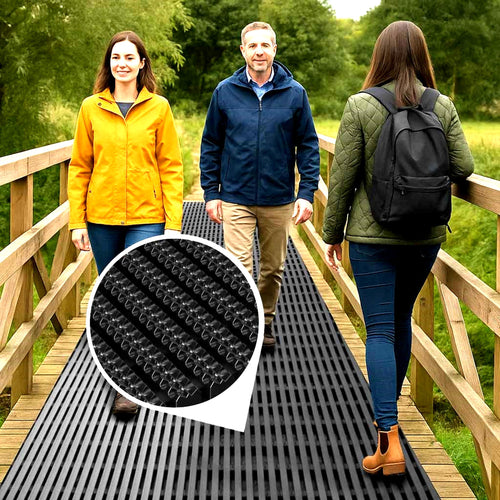 Anti-Fatigue Anti-Slip Wet Area Mat – Heavy Duty Rubber, Slip-Resistant, Comfort Flooring for Kitchens, Workplaces, and Wet Environments