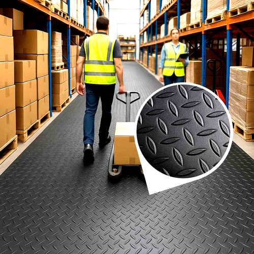 Anti-Fatigue Mat – Slip-Resistant, PVC Foam Matting for Wet & Dry Areas – Comfort & Safety for Workspaces & Decks