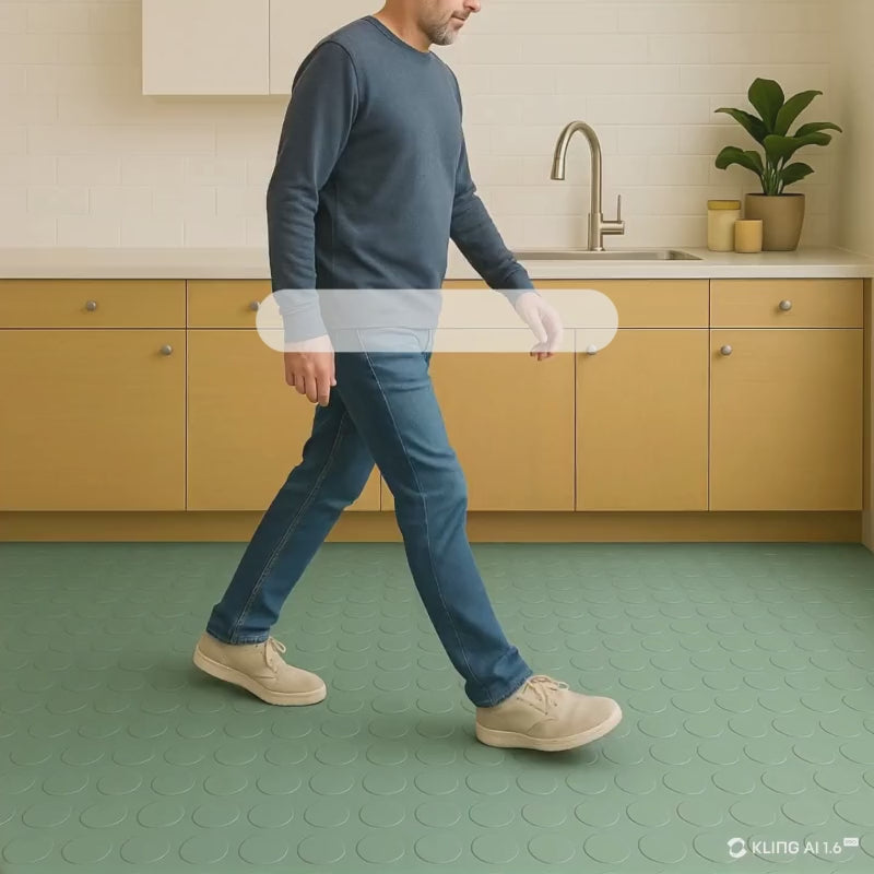 Premium Round Dot Anti-Slip Rubber Flooring Roll – R11 Rated Oil Resistant Multiple Sizes & Colours
