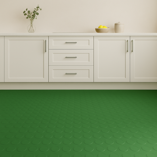 High Quality Studded Rubber Tiles 2.7mm Thick - Slip Resistant, Warm and Sound Absorbent