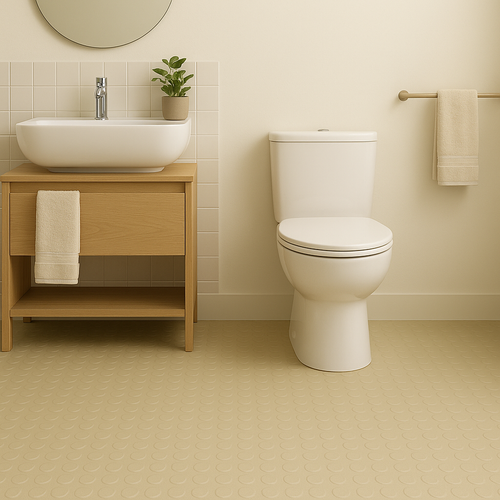 Non Slip Studded Rubber Tiles - 4mm Thick | Durable & Easy to Maintain