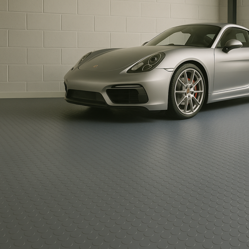 High Quality Studded Rubber Tiles 2.7mm Thick - Slip Resistant, Warm and Sound Absorbent