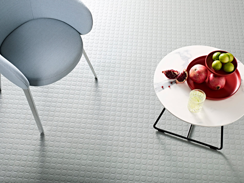 Premium Round Dot Anti-Slip Rubber Flooring Roll – R11 Rated Oil Resistant Multiple Sizes & Colours