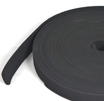 Expanded Neoprene Black Sponge Strip – 10m, Waterproof, -40°C to +70°C, UV & Acid Resistant, Versatile Sealing for Caravans, Windows, Vibration Damping