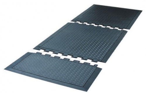Interlocking Comfort Workshop Mats – 700x800mm Rubber/Nitrile, Anti-Fatigue, Slip-Resistant, Oil & Grease Resistant