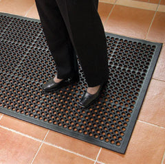 
          Pool Rubber Mat with Drainage Holes H - Rubber Co