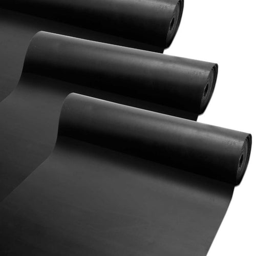 Heavy Duty Rubber Sheet 1.5mm to 25mm Thick, 1.4m Wide, Cut to Length, Abrasion Resistant, Natural Rubber Linear Metre