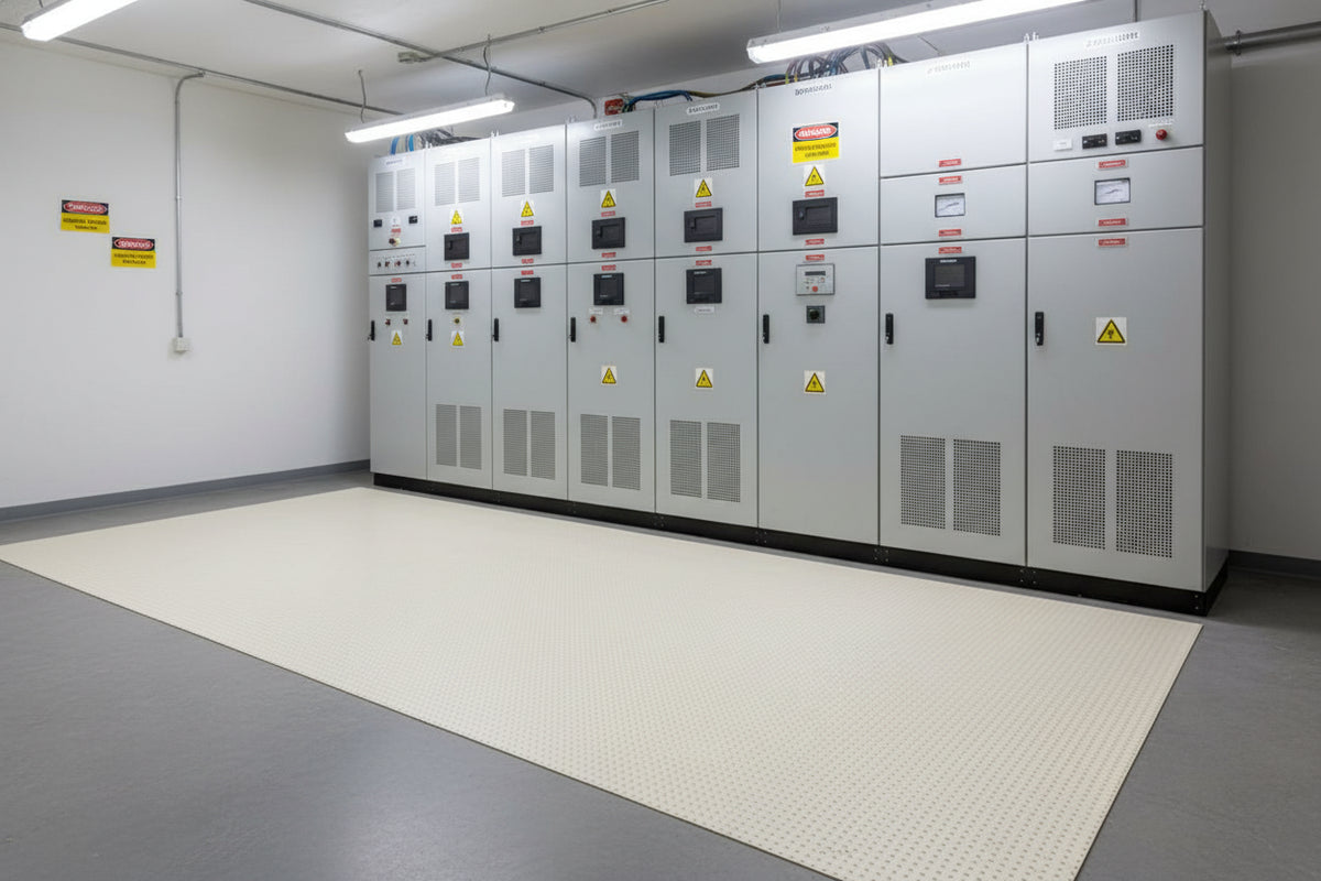 BS EN 61111 Electrical Insulating Rubber Matting UK: Switchg - real use case scene