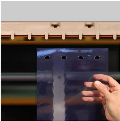 QuickMount PVC curtain strips