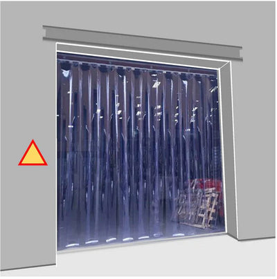 Pest control strip curtains & brushstrip