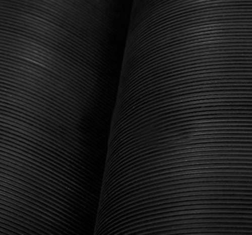 Black Fine Ribbed Electrical Matting 11,000V - Linear Metre