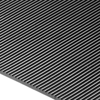 Fine Ribbed Rubber Electrical Matting to ASTM D178 Type 1 Class 2 - Linear Metre