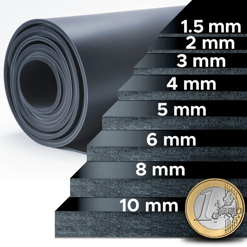 Heavy-Duty Reinforced SBR Rubber Sheet 1-Ply Fabric Insert High-Strength, Flexible & Tear-Resistant Ideal for Gaskets, Seals, Industrial & Mechanical Applications