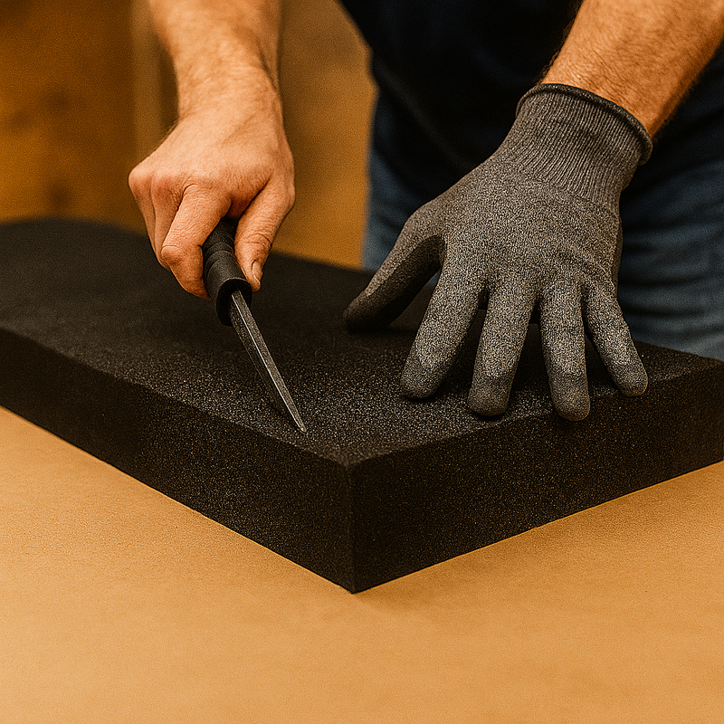 Neoprene Sponge Sheet – Flame Retardant & Waterproof (2M x 1M)