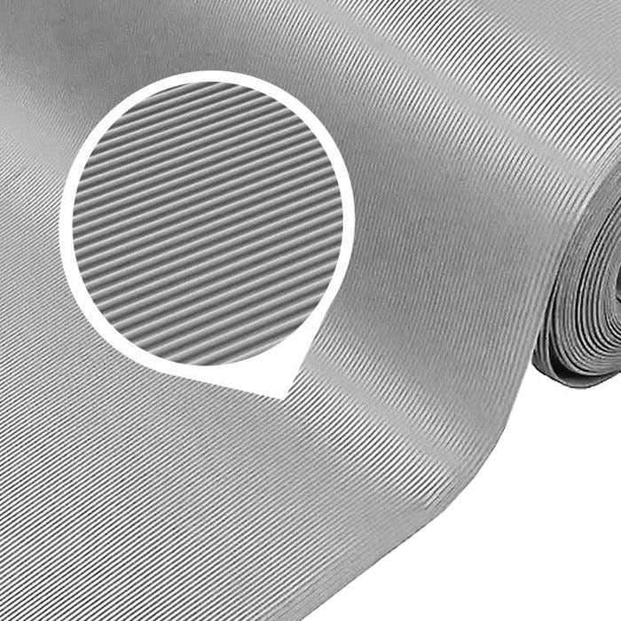 Fine Ribbed PVC Matting – Slip-Resistant, Chemical & Oil Resistant, 1m x 25m Roll