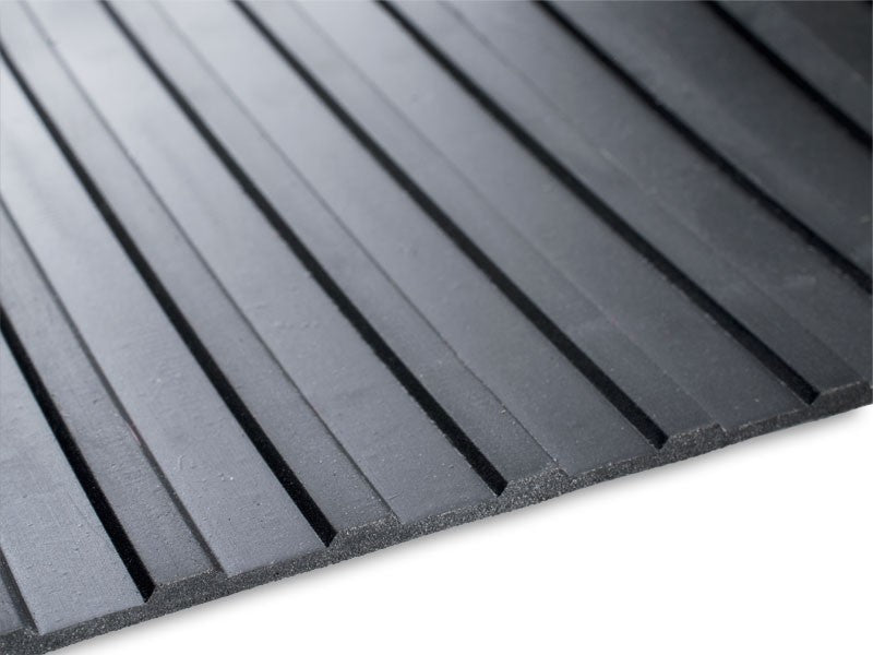 Outdoor Rubber Matting Broad Ribbed
