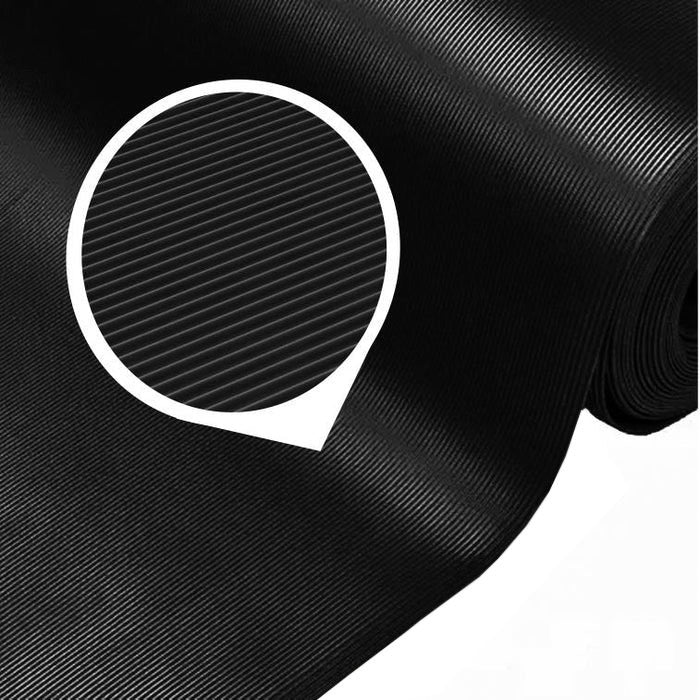Fine Ribbed PVC Matting – Slip-Resistant, Chemical & Oil Resistant, 1m x 25m Roll