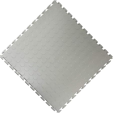 Interlocking Studded Vinyl Tiles - No Adhesive Required