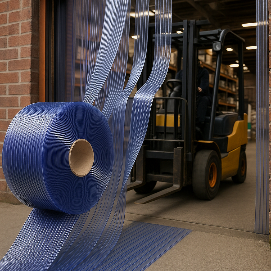 Ribbed PVC Strip Cut to Size | Heavy Duty Reinforced for Hig – Rubber Co