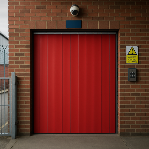 Opaque Red PVC Strip Cut to Size | Heavy Duty Privacy Curtain 200-400mm