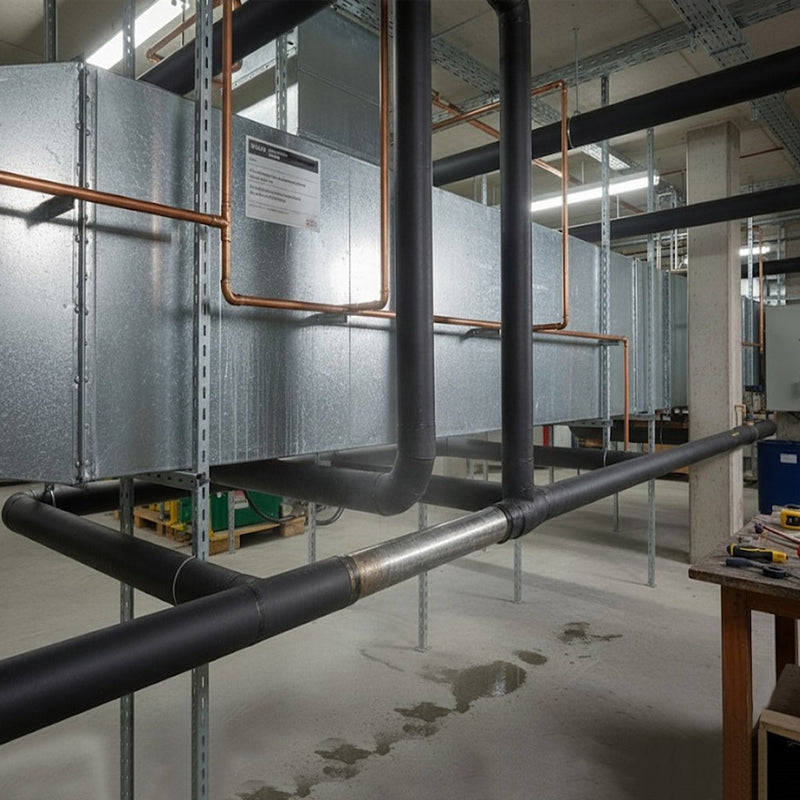 A 2-meter length of 35mm Armaflex black nitrile foam pipe insulation.