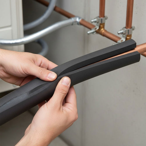 Pipe Insulation Tube Black Foam Class O 28mm x 19mm x 2m