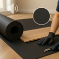 Soundproof Rubber Sheet – 3mm to 25mm | Blocks Up to 75 dB | Heavy Duty Acoustic Insulation for Industrial & Home Use