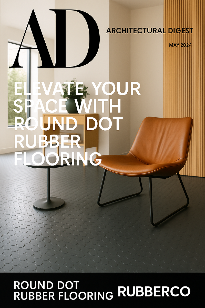 Premium Heavy-Duty Studded Rubber Flooring Roll – R11 Slip-Resistant | Oil & Impact Resistant | Custom Cut Lengths (3mm–6mm Thick, 1.2 m or 2 m Wide)