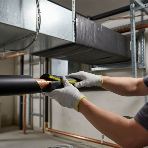 Pipe Insulation Foam Class O Self Seal Black 28mm Bore 19mm Wall