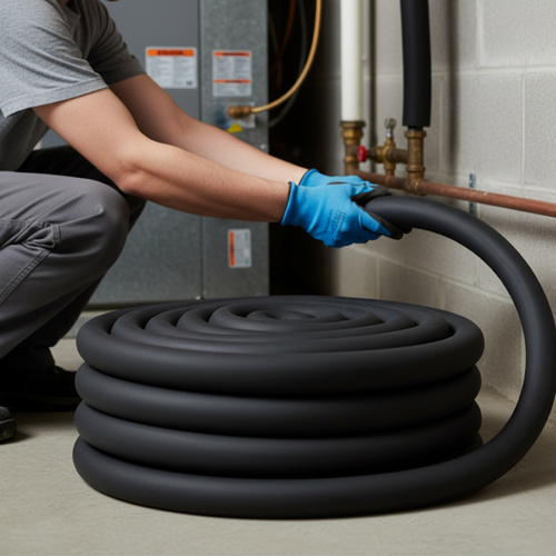 Foam Pipe Insulation Coil Nitrile Rubber 15m – Armaflex EVO