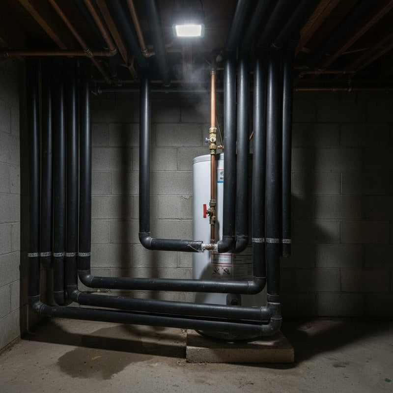 Flexible closed-cell nitrile foam lagging for condensation control