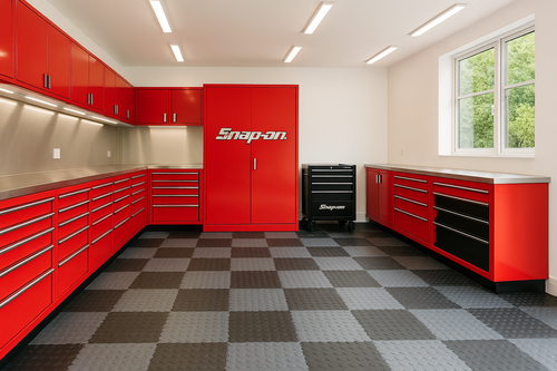 Rubberco 7mm Industrial PVC Floor Tiles