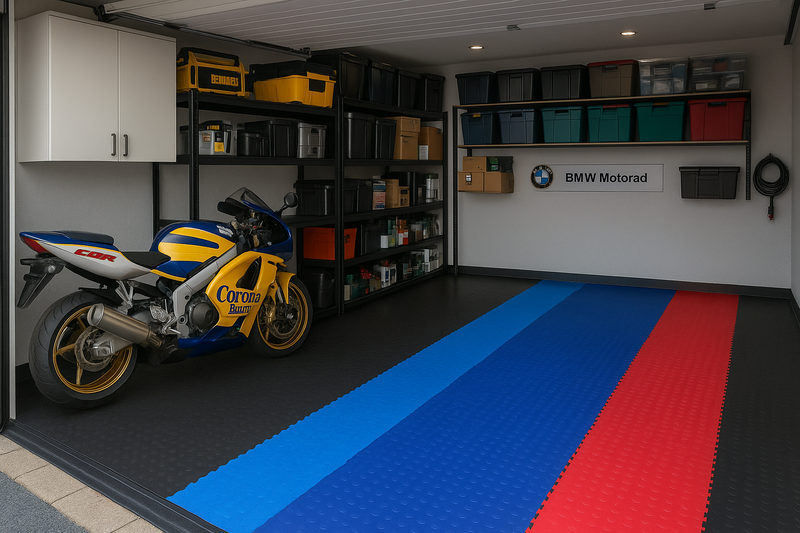Rubberco 7mm Industrial PVC Floor Tiles