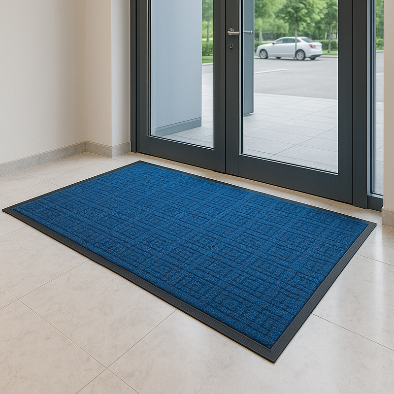 Heavy Duty Rubber Barrier Mats – Anti-Slip, High Traffic, Dual Surface, Dirt & Moisture Trapping, Bevelled Edges, Durable Rubber Base