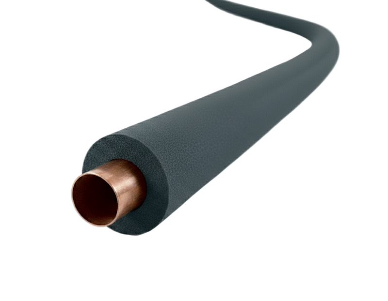 Insulated pipes in a cold loft, demonstrating frost protection for plumbing.