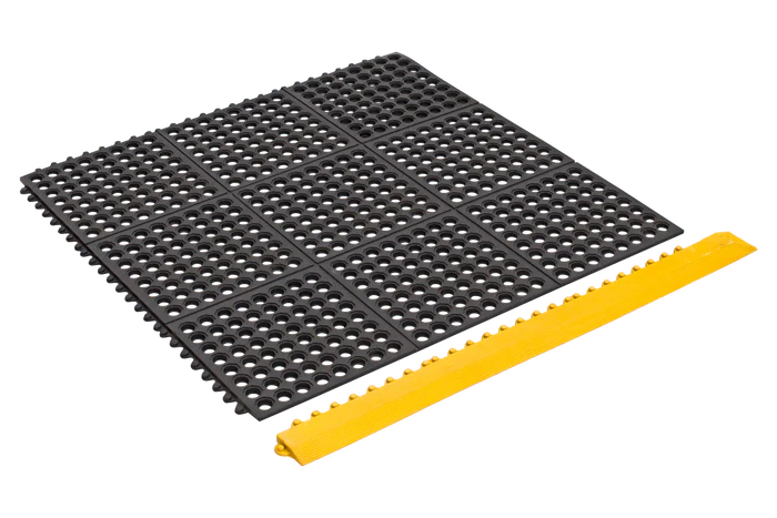 Non Slip  Rubber Matting with Drainage Holes for Decking - Durable and Easy to Clean