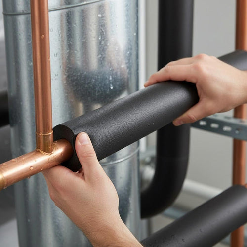 Pipe Insulation Foam Class O Black 42mm x 19mm Energy Saving