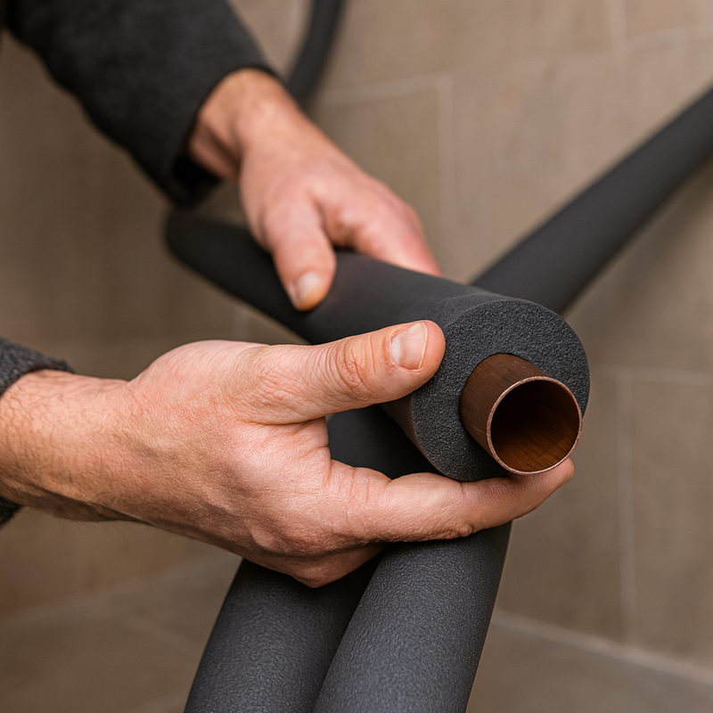 Pipe Insulation Foam Tube 2m Length – Prevents Condensation & Corrosion
