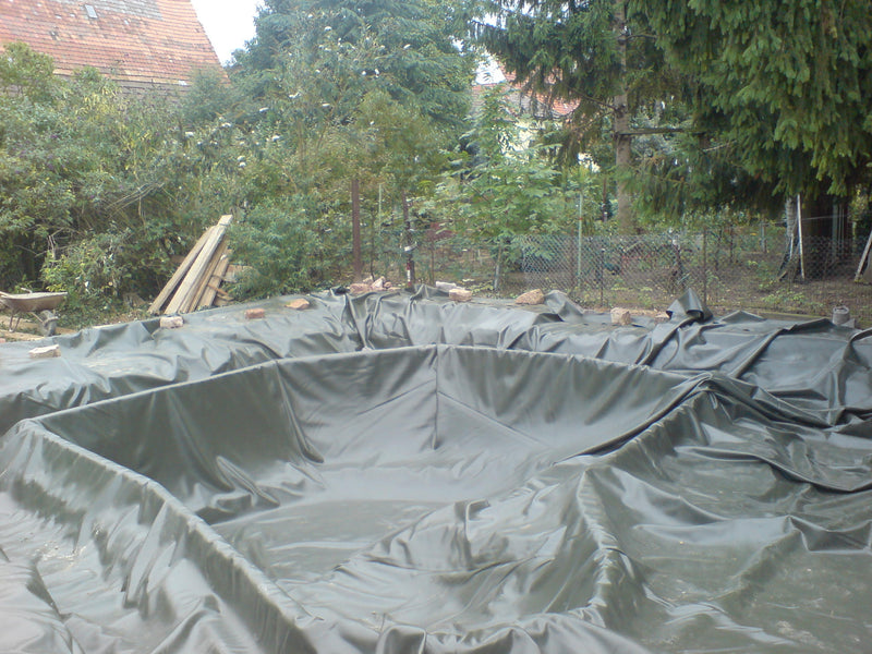 Heavy Duty HDPE Pond Liner 40-Year Guarantee, UV Resistant with Free Underlay - Durable, Flexible, Ideal for Ponds & Water Features